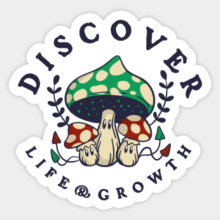 Life and growth Sticker